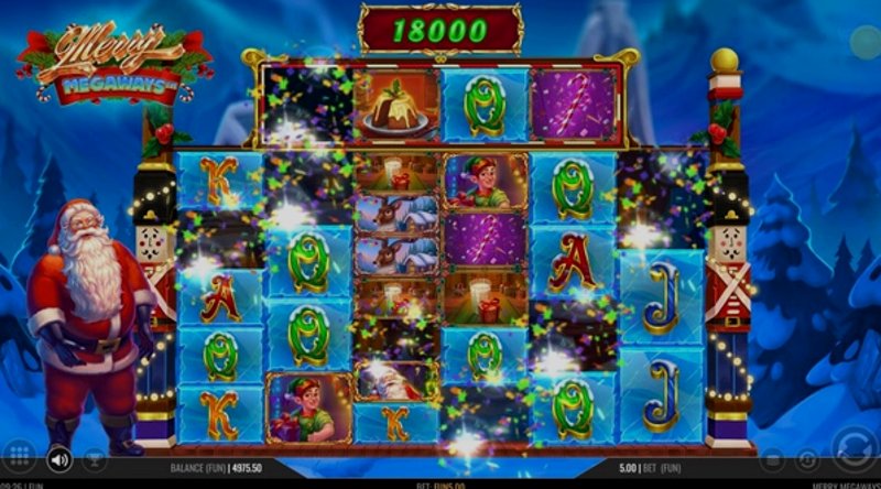 Play Merry Megaways by Iron Dog Studios at 1Win Casino