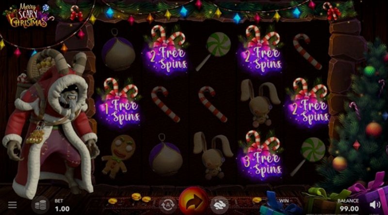 Play Merry Scary Christmas by Mascot Gaming at 1Win Casino