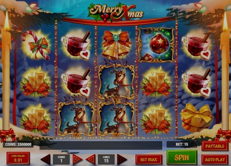 Play Merry Xmas by Playn Go at 1Win Casino