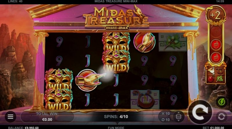 Play Midas Treasure by Kalamba at 1Win Casino