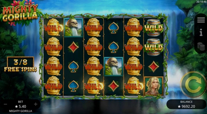 Play Mighty Gorilla by Booming at 1Win Casino