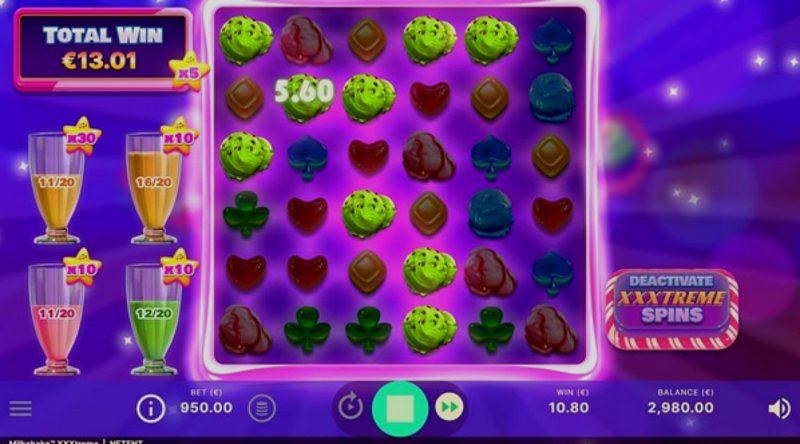 Play Milkshake XXXtreme by Netent at 1Win Casino