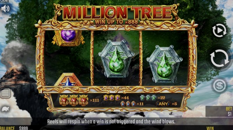 Play Million Tree by Oryx at 1Win Casino