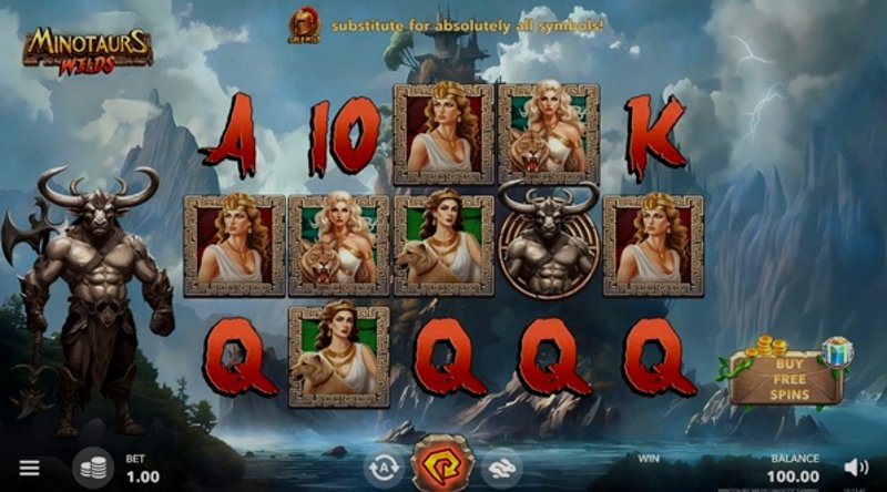 Play Minotaurs Wilds by Mascot Gaming at 1Win Casino