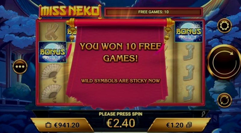 Play Miss Neko by Amigogaming at 1Win Casino