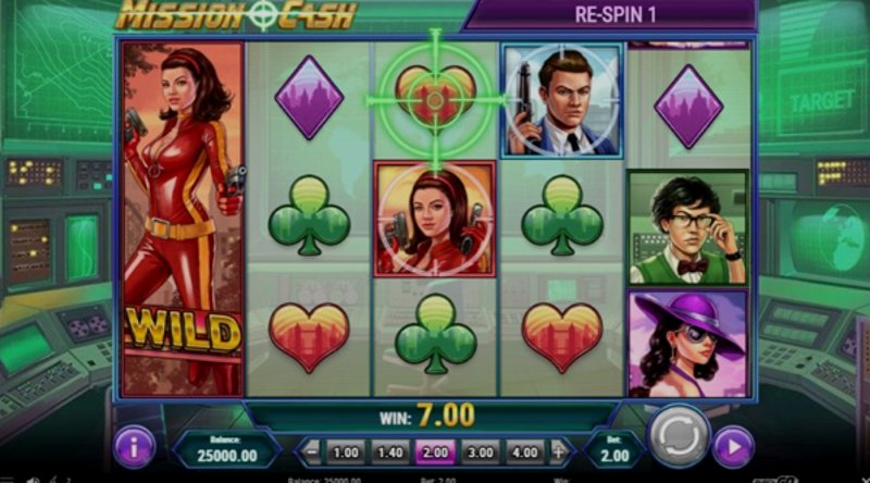 Play Mission Cash by Playn Go at 1Win Casino