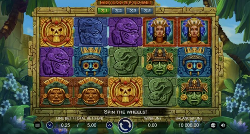 Play Mistress Of Pyramid by Zillion at 1Win Casino