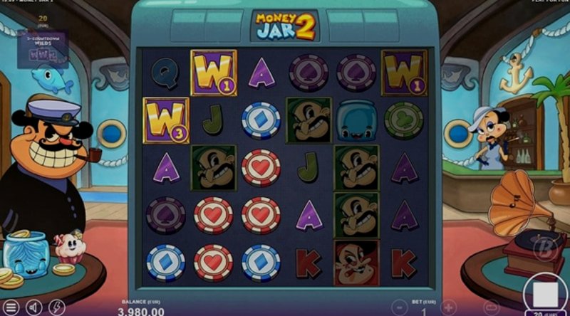 Play Money Jar 2 by Slotmill at 1Win Casino