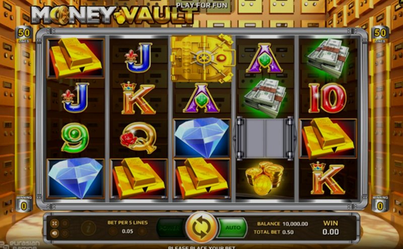 Play Money Vault by Eurasian Gaming at 1Win Casino