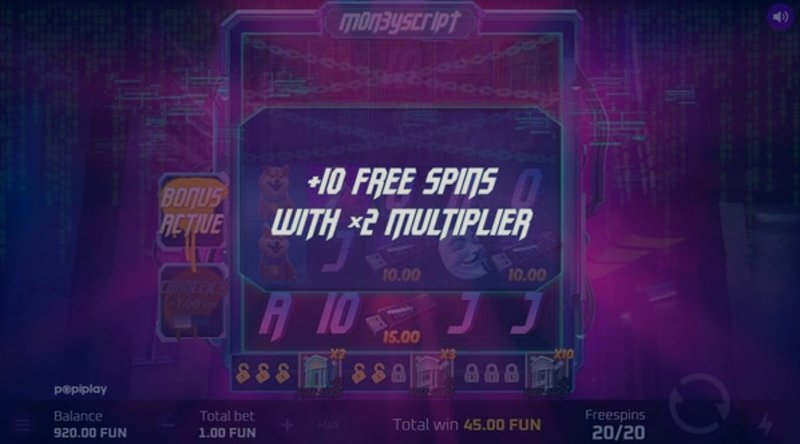 Play Moneyscript by Popiplay at 1Win Casino