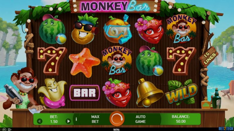 Play Monkey Bar by Bet2tech at 1Win Casino