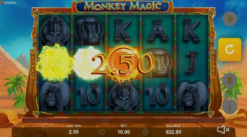 Play Monkey Magic by Playbro at 1Win Casino