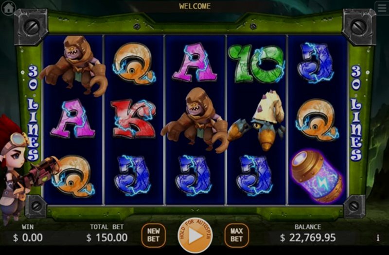 Play Monster Buster by Kaga at 1Win Casino