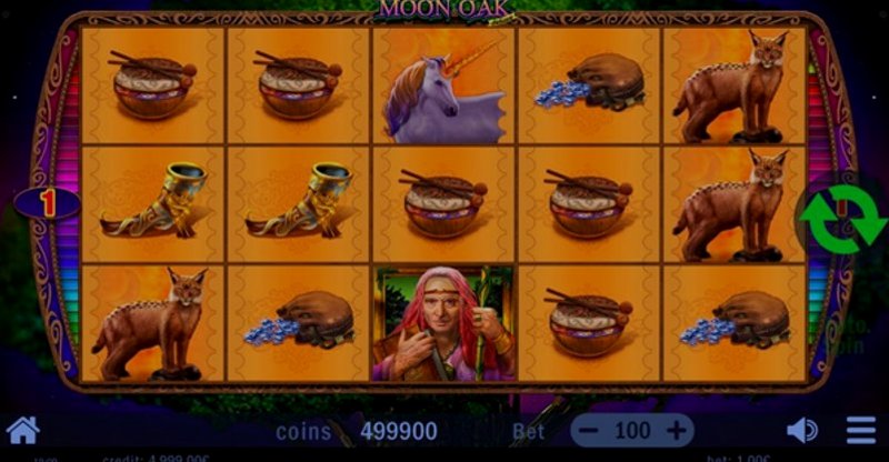 Play Moon Oak Deluxe by Swintt at 1Win Casino