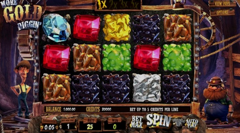 Play More Gold Diggin by Betsoft at 1Win Casino