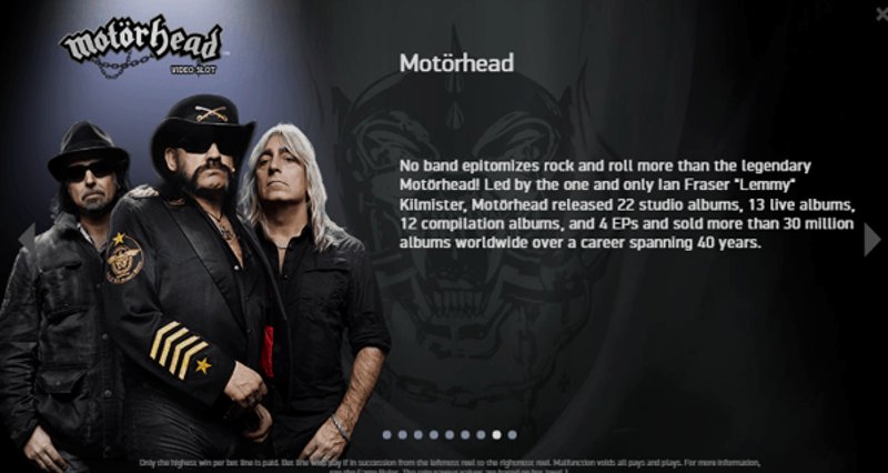 Play Motorhead by Netent at 1Win Casino