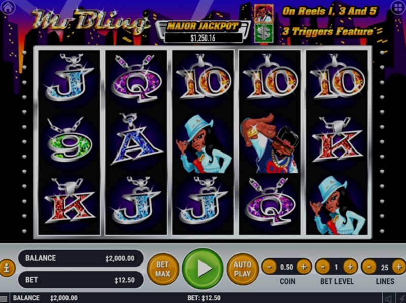 Play Mr Bling by Habanero at 1Win Casino