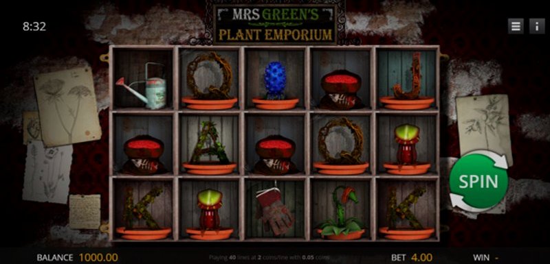 Play Mrs Greens Plant Emporium by Genii at 1Win Casino