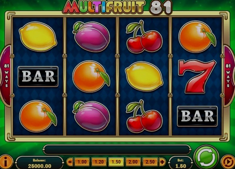 Play Multifruit 81 by Playn Go at 1Win Casino