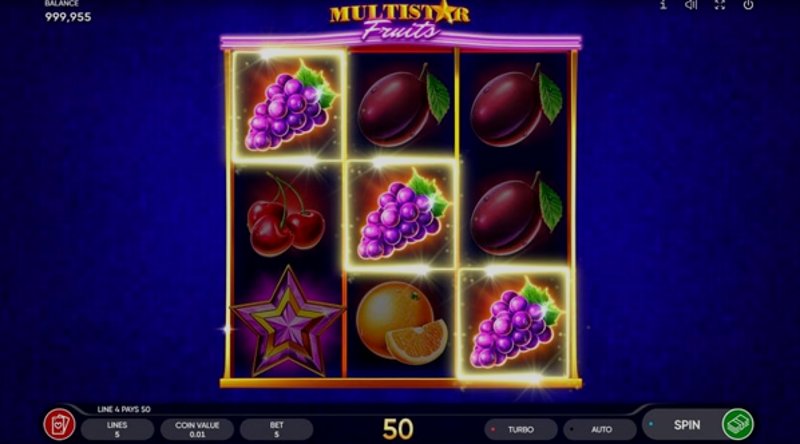 Play Multistar Fruits by Endorphina at 1Win Casino