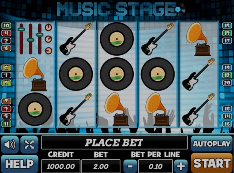 Play Music Stage by Play Pearls at 1Win Casino