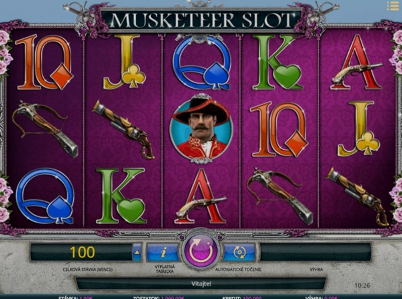 Play Musketeer Slot by Isoftbet at 1Win Casino