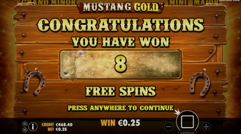 Play Mustang Gold by Pragmatic at 1Win Casino