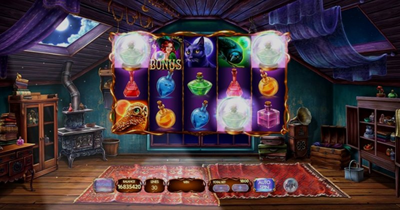 Play Myrtle the Witch by Games Global at 1Win Casino