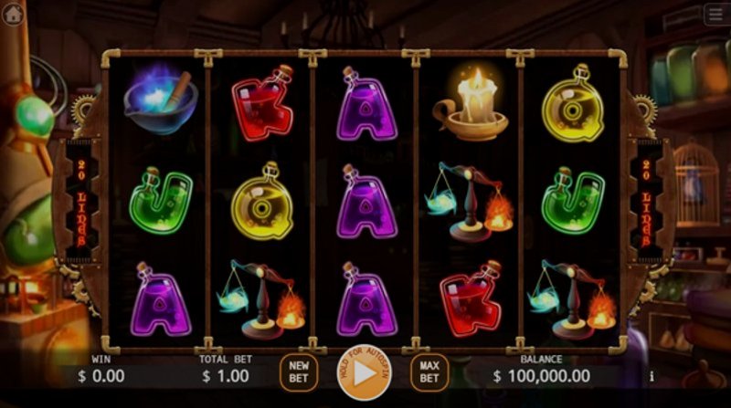 Play Mystery Alchemy by Kaga at 1Win Casino