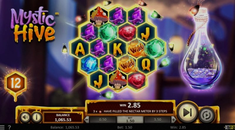 Play Mystic Hive by Betsoft at 1Win Casino