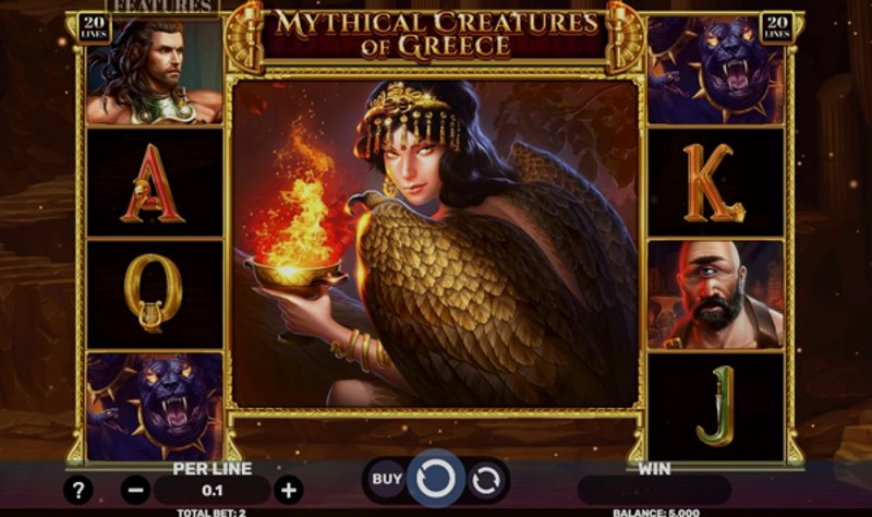 Play Mythical Creatures Of Greece by Spinomenal at 1Win Casino