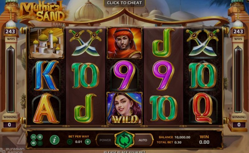 Play Mythical Sand by Eurasian Gaming at 1Win Casino