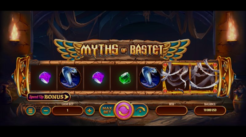 Play Myths of Bastet by Onlyplay at 1Win Casino