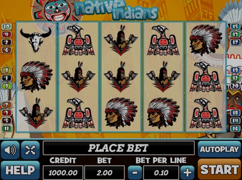 Play Native Indians by Play Pearls at 1Win Casino