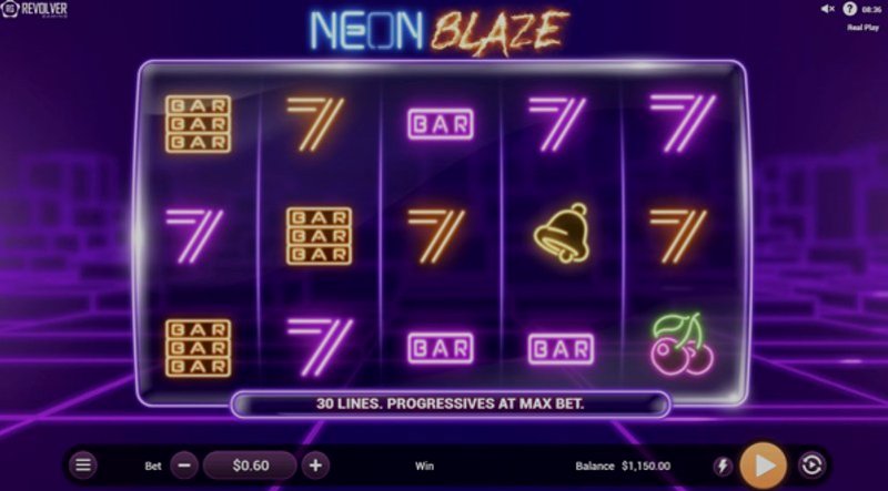 Play Neon Blaze by Revolver at 1Win Casino