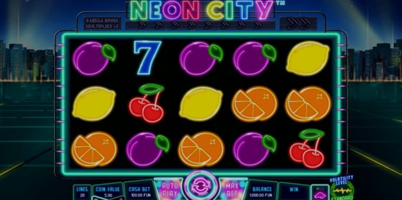 Play Neon City in Indonesia at 1Win Casino