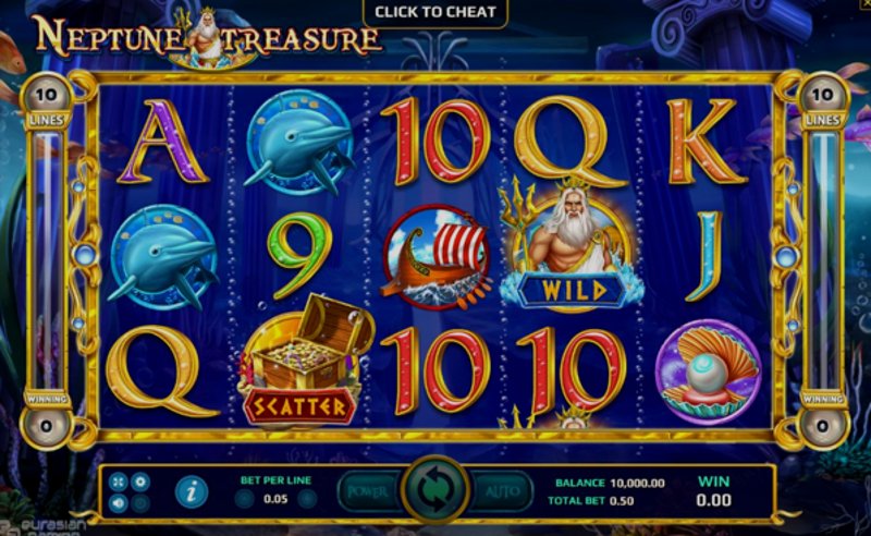 Play Neptune Treasure by Eurasian Gaming at 1Win Casino