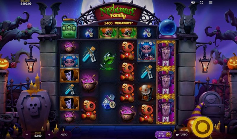 Play Nightmare Family Megaways by Red Tiger at 1Win Casino