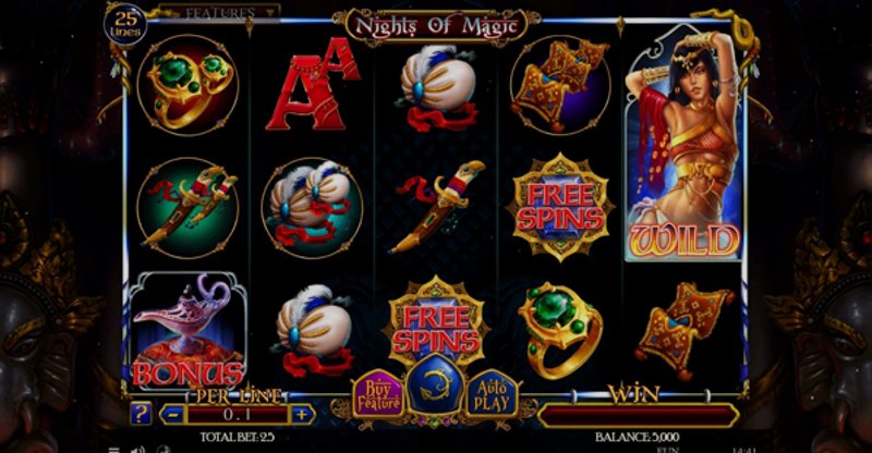 Play Nights Of Magic by Spinomenal at 1Win Casino