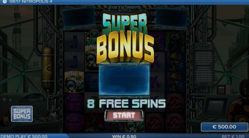 Play Nitropolis 4 by Elk at 1Win Casino