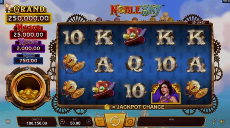 Play Noble Sky by Games Global at 1Win Casino