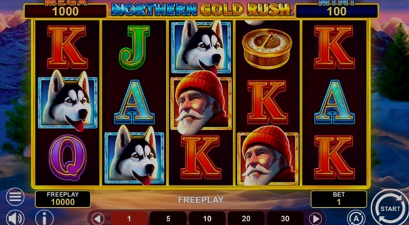 Play Northern Gold Rush by 1spin4win at 1Win Casino