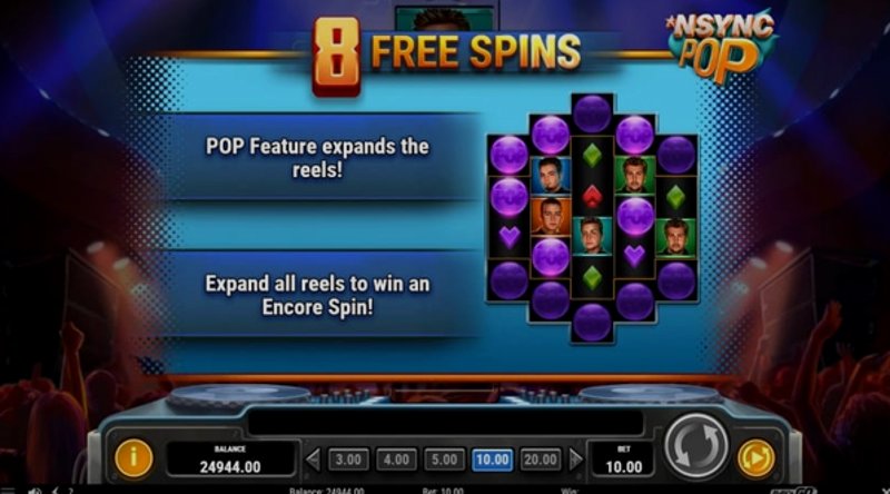 Play NSYNC Pop by Playn Go at 1Win Casino