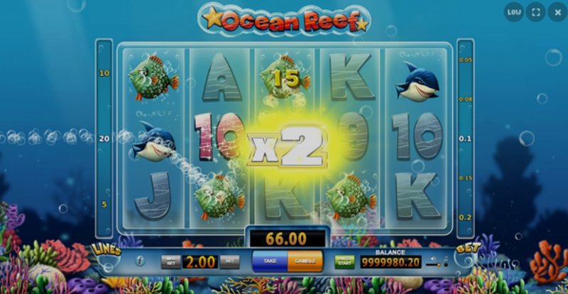 Play Ocean Reef by Bf Games at 1Win Casino