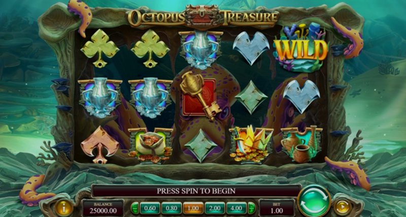 Play Octopus Treasure by Playn Go at 1Win Casino