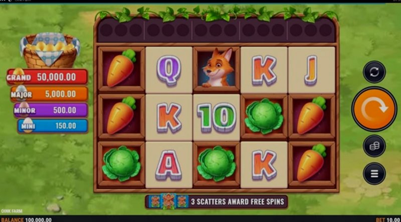 Play Oink Farm by Games Global at 1Win Casino