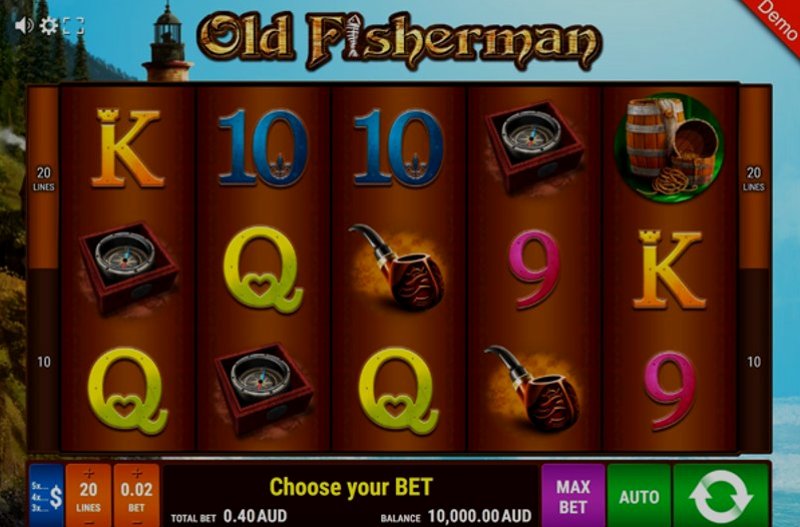 Play Old Fisherman by Gamomatgames at 1Win Casino