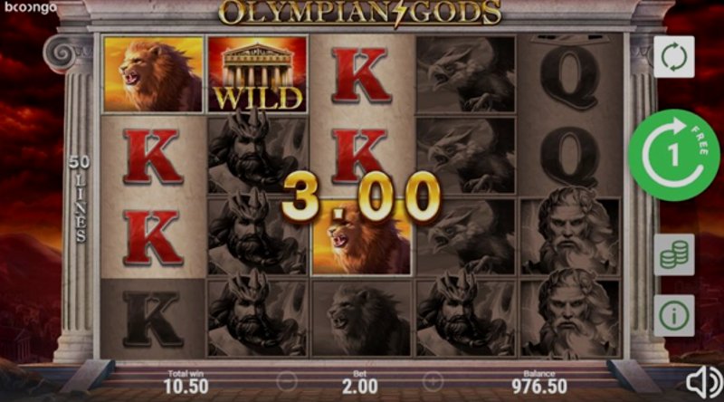 Play Olympian Gods by Booongo at 1Win Casino