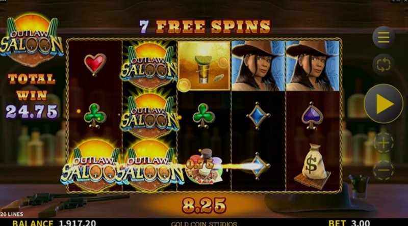 Play Outlaw Saloon by Games Global at 1Win Casino