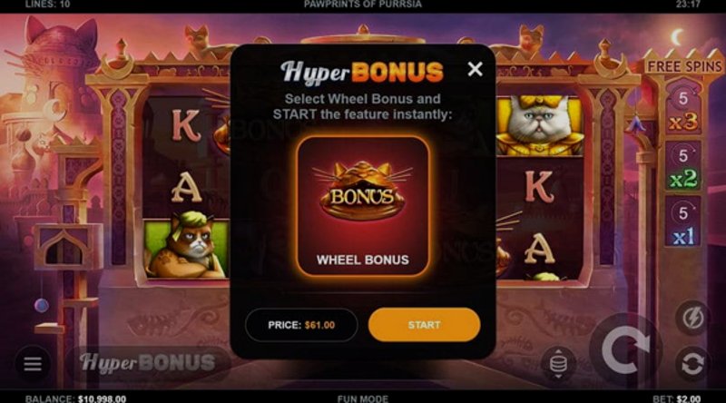 Play Pawprints of Purrsia by Kalamba at 1Win Casino